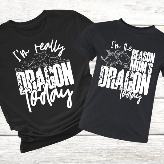 Mommy and Me Dragon Tee Bundle