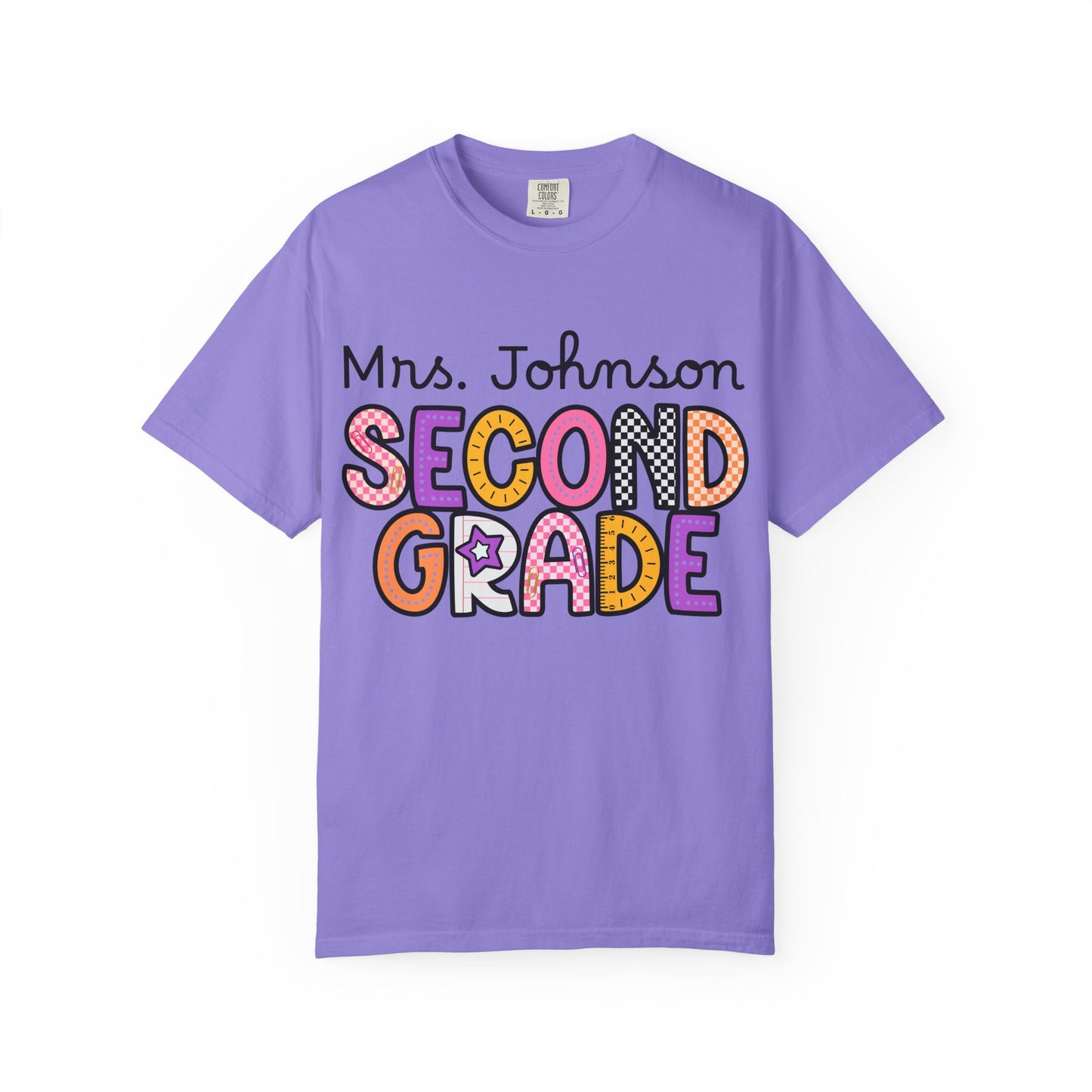 Personalized Second Grade Teacher T-Shirt
