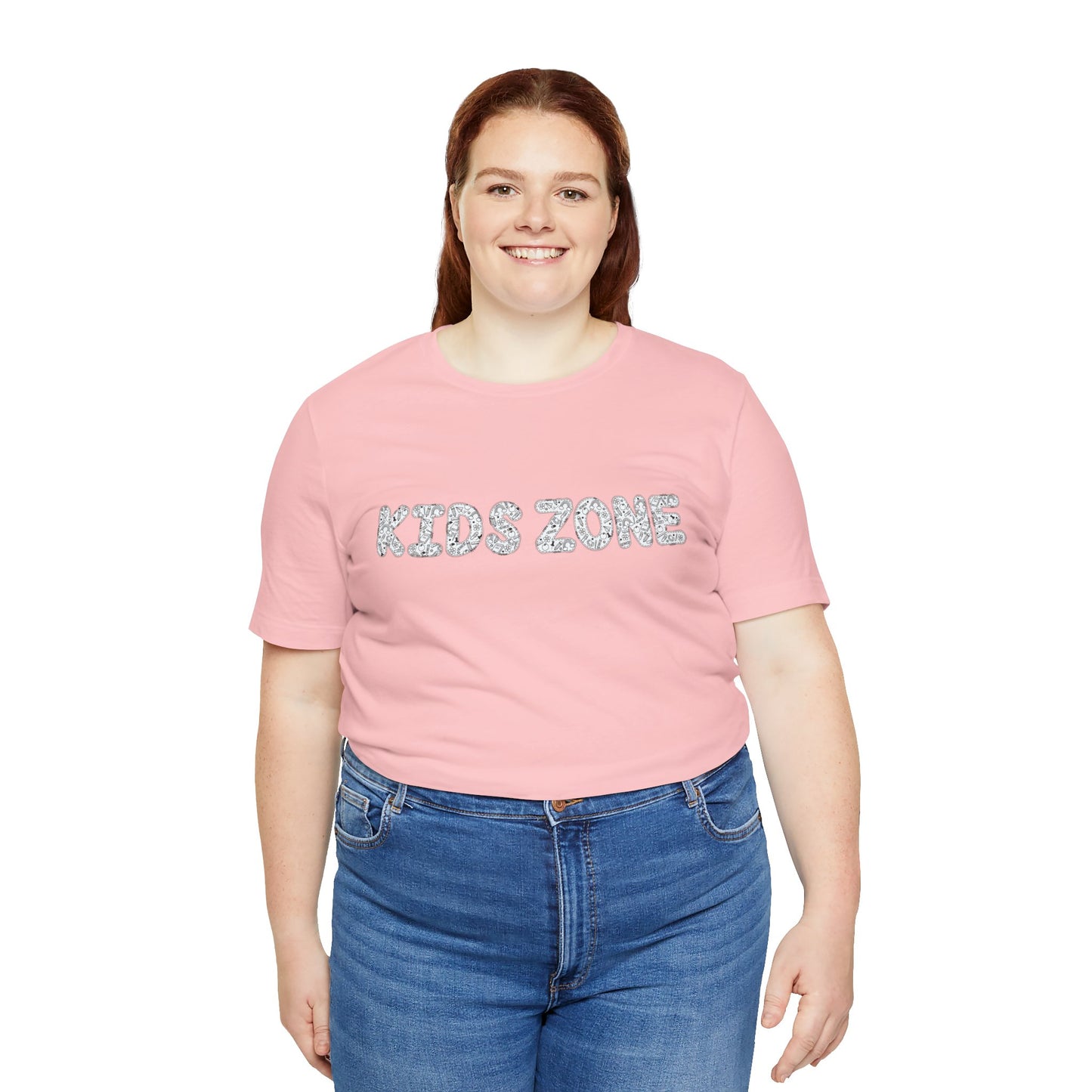Kids Zone Daycare T-Shirt — School Doodles Lettering