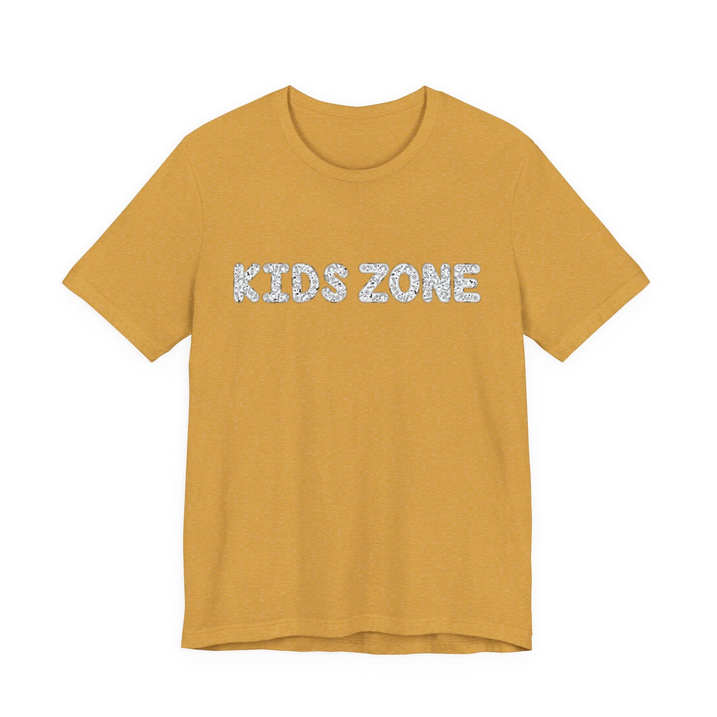 Kids Zone Daycare T-Shirt — School Doodles Lettering