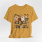 Faux Quilted Halloween Chick or Treat T‑Shirt