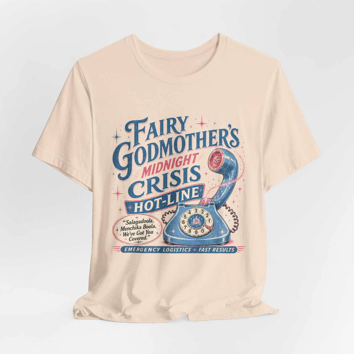 Fairy Godmother’s Midnight Crisis Hotline Tee
