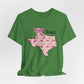 Texas Floral T-Shirt | Unisex Garment-Dyed Tee | Southern Charm Apparel, Gift for Texans, Casual Wear, Spring/Summer Fashion