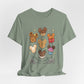 Snack Character T-Shirt — “Just Here for the Snacks” Graphic Tee
