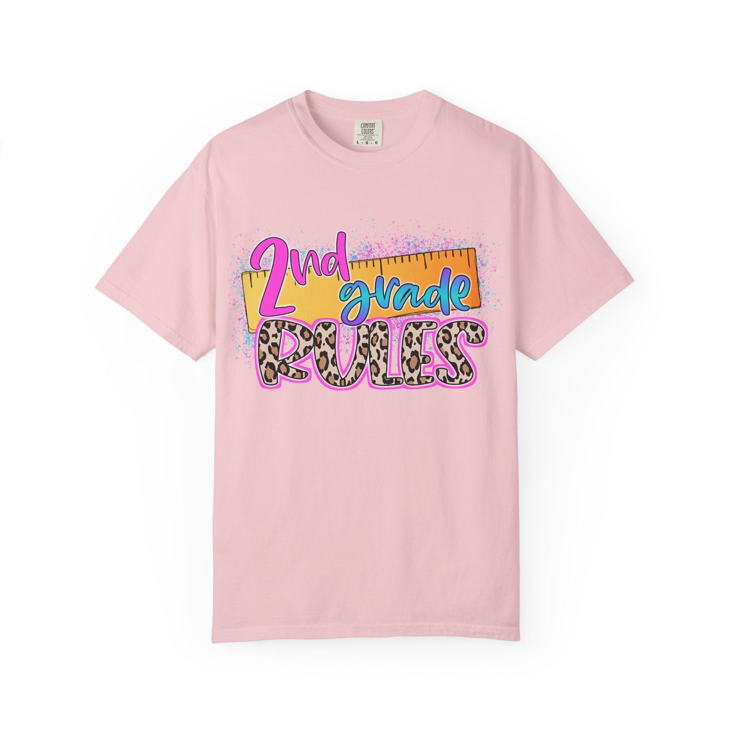 Second Grade Rules T-Shirt, Fun Shirt, Unisex Garment-Dyed Tee, Back to School Top, Teacher Gift