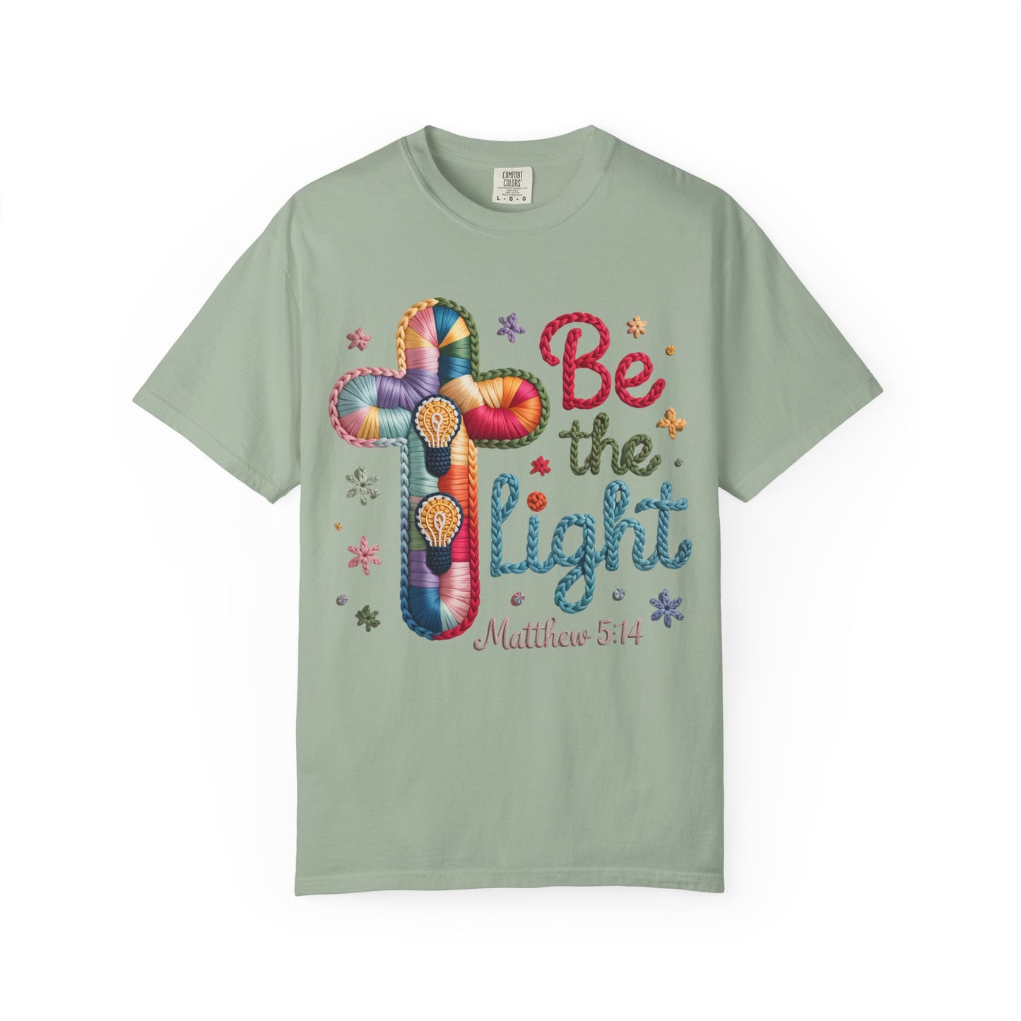 Be the Light T-Shirt — Matthew 5:14 Christian Cross Tee