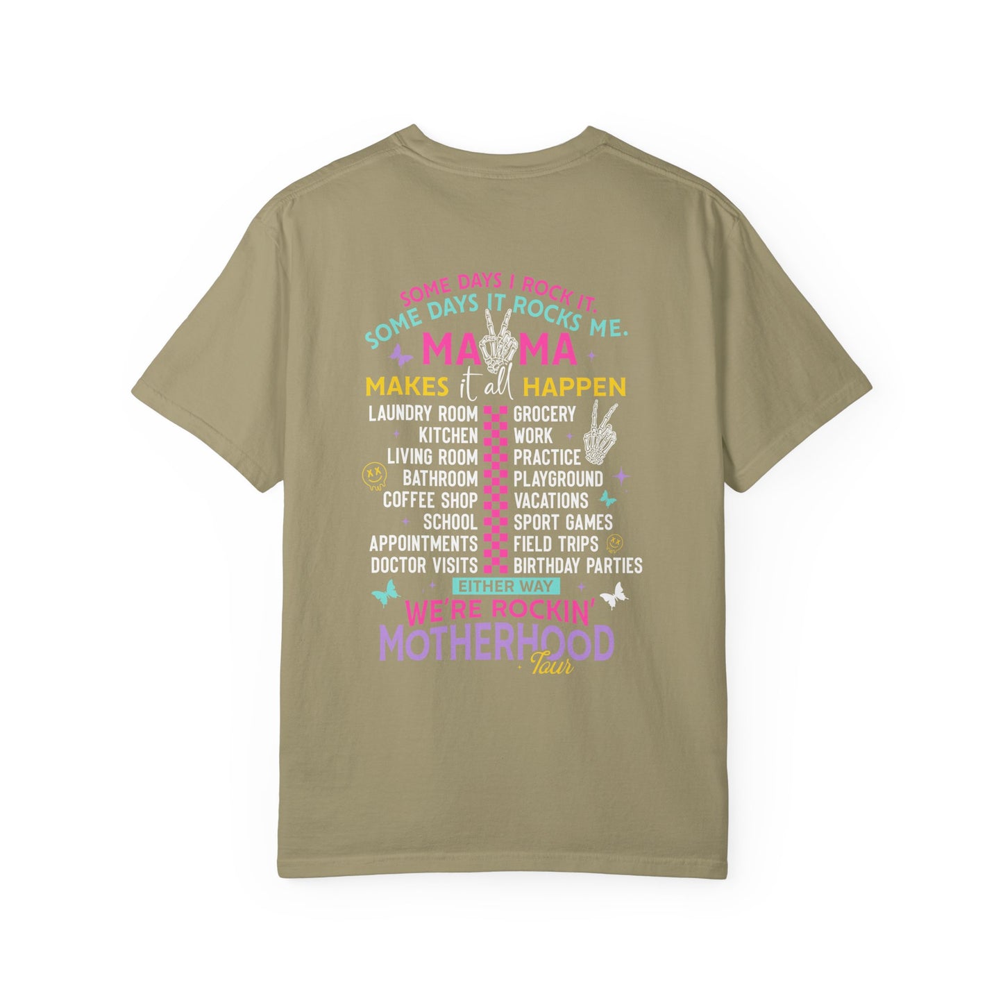Mama Makes It Happen T-Shirt — Funny Graphic Tee Celebrating Motherhood