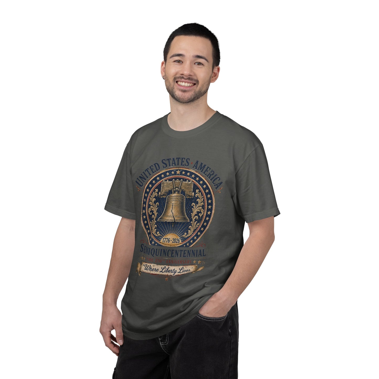 Semiquincentennial Liberty Bell T-Shirt — 250th USA Anniversary Tee