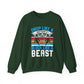 Drop Like a Butterfly, Block Like a Beast Hockey Crewneck Sweatshirt