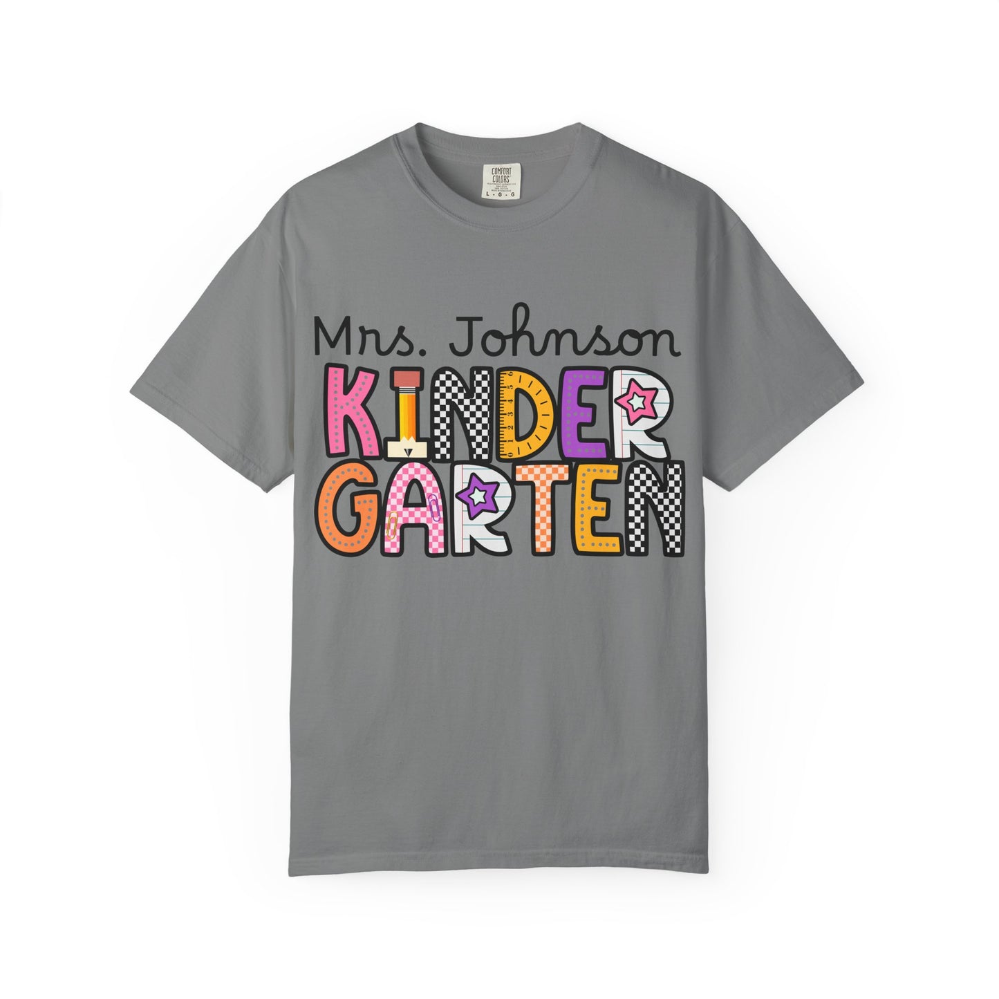 Personalized Kindergarten Teacher T-Shirt