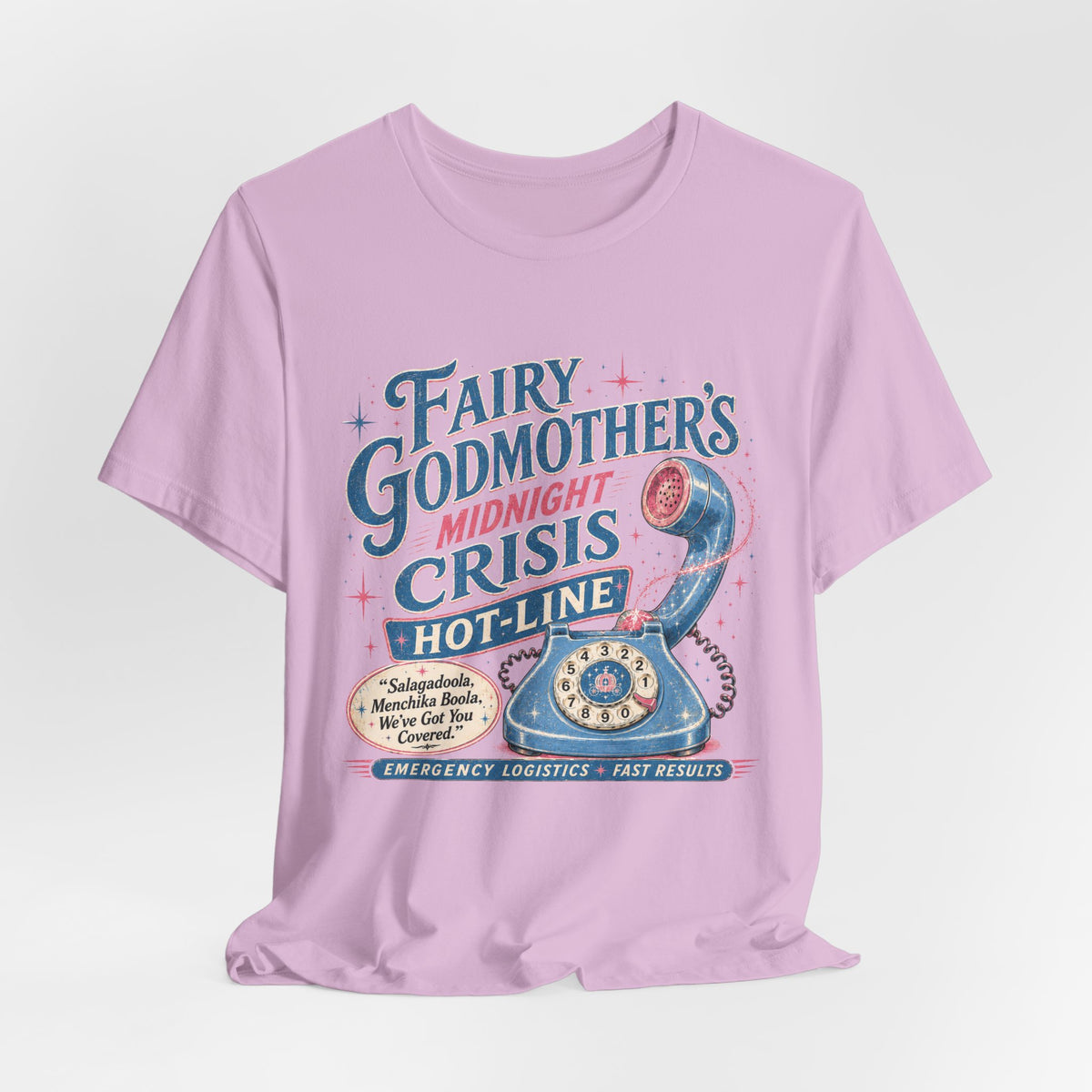 Fairy Godmother’s Midnight Crisis Hotline Tee