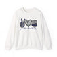 Peace Love Back the Blue Crewneck Sweatshirt