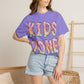 Kids Zone Daycare Comfort Colors Tee - Spring Pastels Plaid