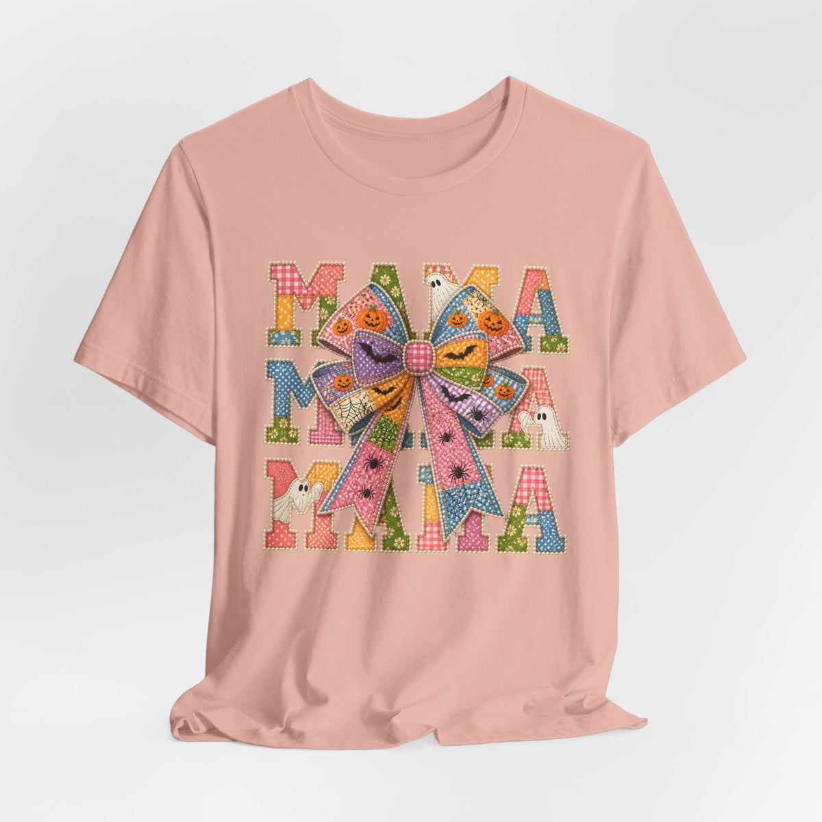 Patchwork Spooky Mama Graphic Tee