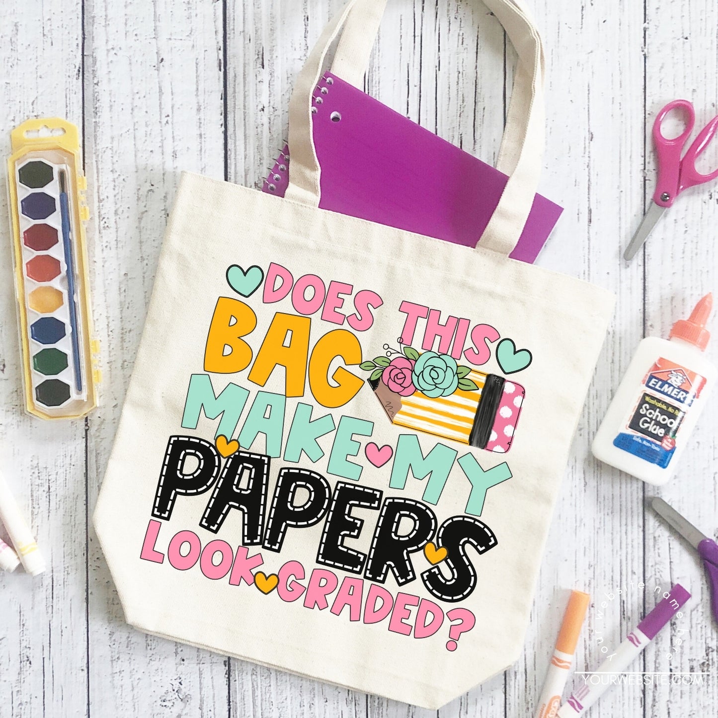 Papers Look Graded Reusable Tote Bag