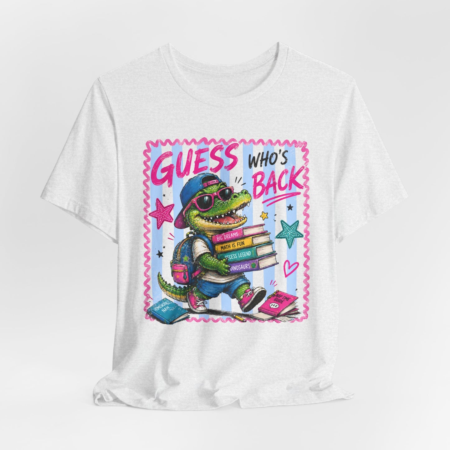 Guess Who's Back / Back Again Back to School Crocodile Teacher Tee
