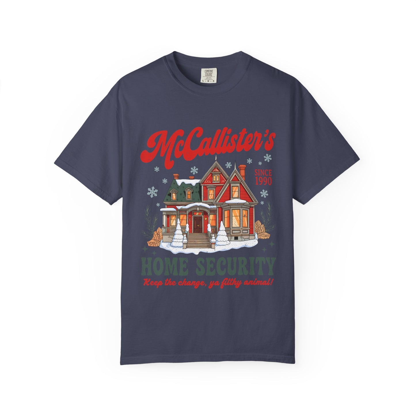 McCallister's Home Security T-Shirt — Christmas Vacation Movie Cozy Tee