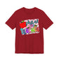 Colorful Faux Glitter Tee - PE Teacher