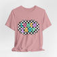 Lunch Lady T-Shirt — Retro Checkerboard Graphic Tee for School Staff & Cafeteria Heroes