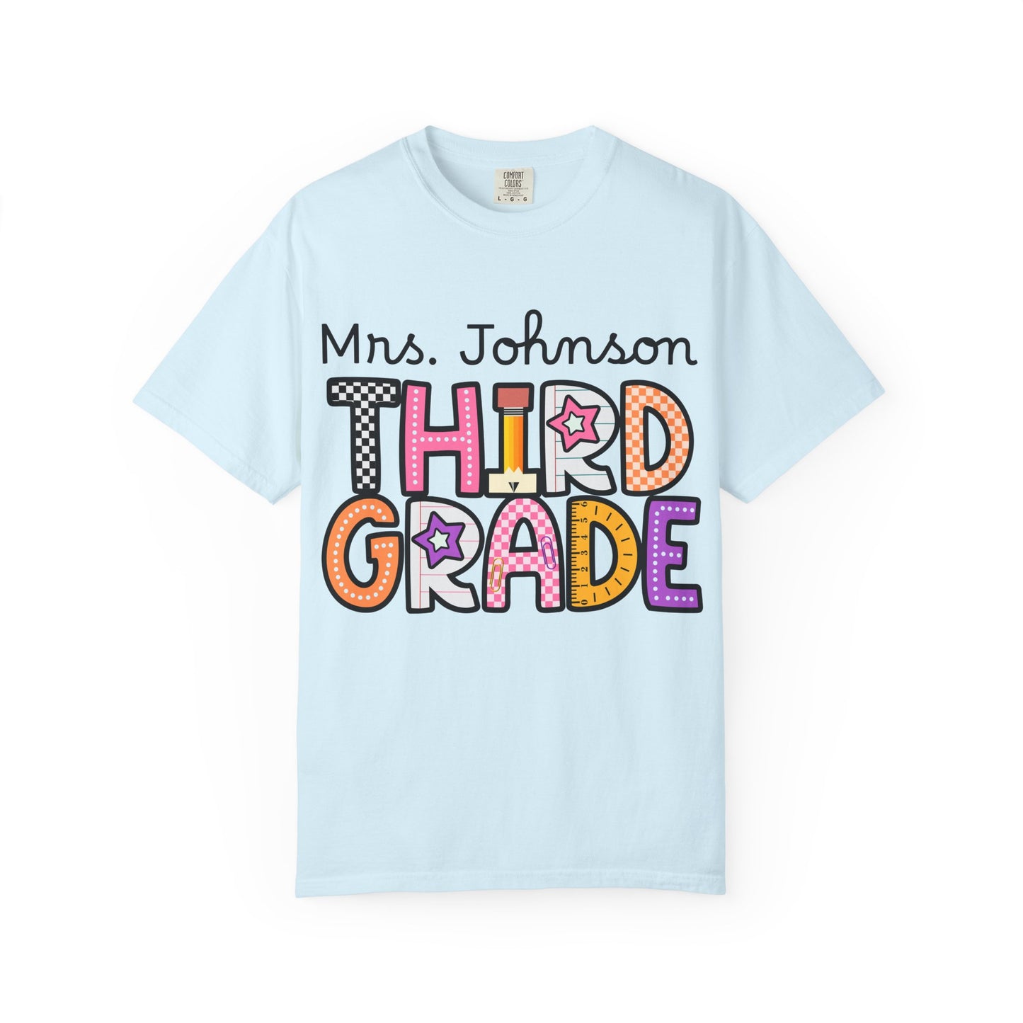 Personalized Third Grade Teacher T-Shirt