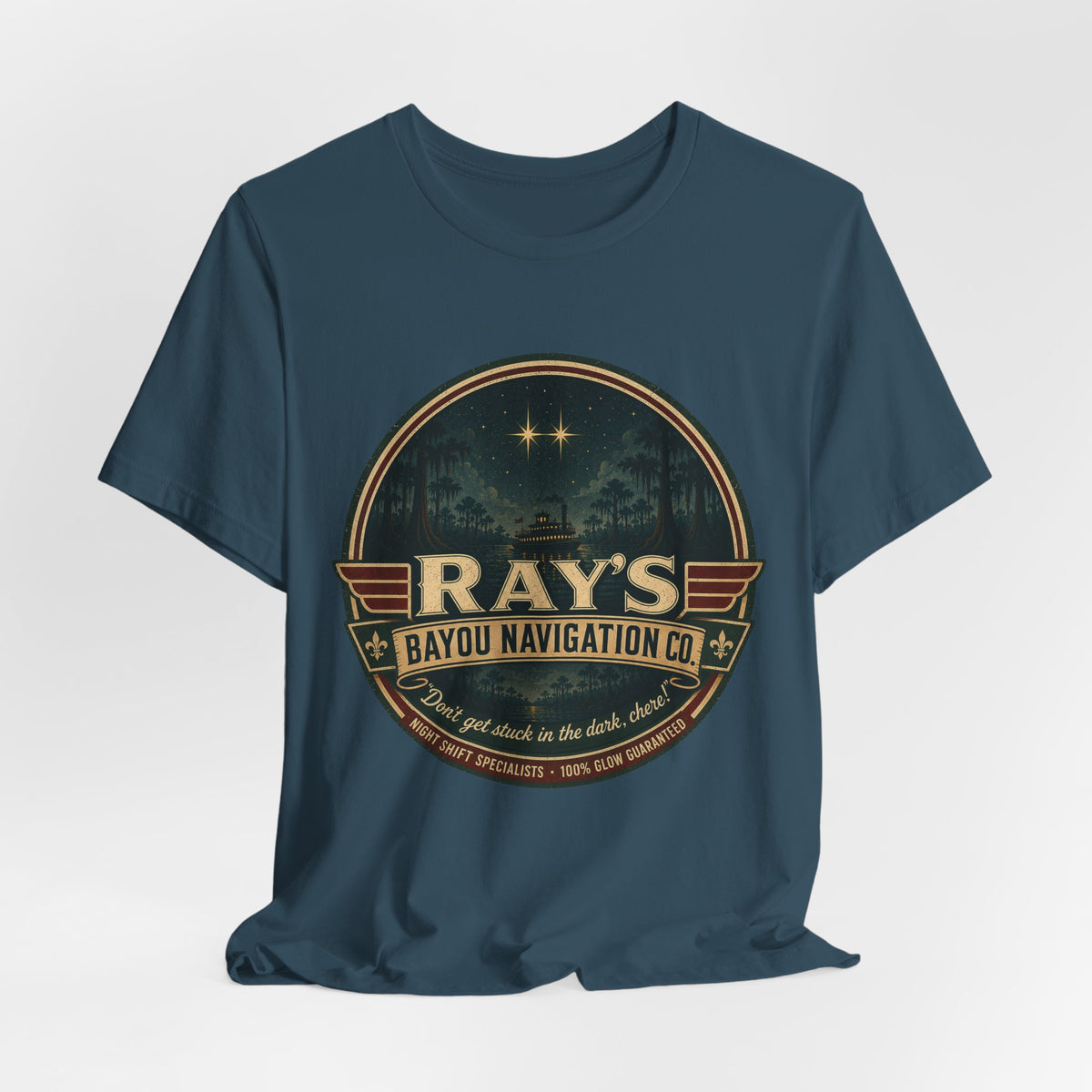 Ray’s Bayou Navigation Co. T-Shirt — Vintage Adventure Bayou Tee