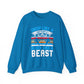 Drop Like a Butterfly, Block Like a Beast Hockey Crewneck Sweatshirt