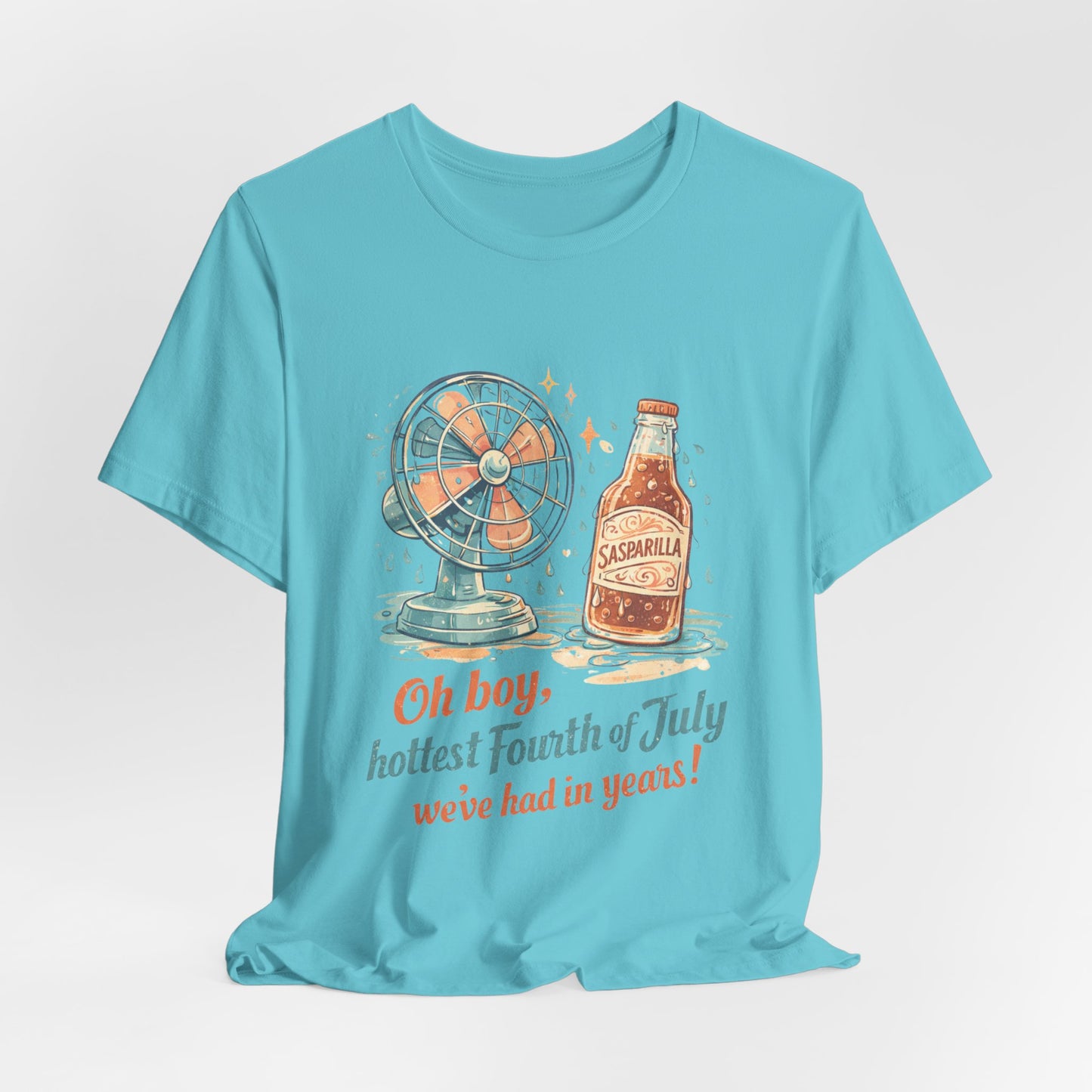 Progress Retro Tee — “Oh boy, hottest Fourth of July we’ve had in years!”