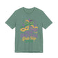 New Orleans Girl Trip 2026 T-Shirt — Mardi Gras Masks Bachelorette Tee