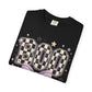 Boo Checkerboard Bow Halloween Graphic Tee