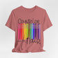 Rainbow Flair Pen School Staff Tee - Counselor With Flair