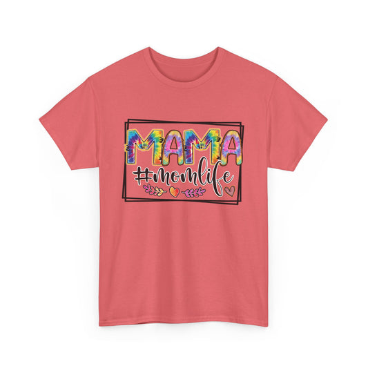 Colorful Tie Dye Mama Life Tee, Unisex T-Shirt, Casual Wear, Everyday Comfort