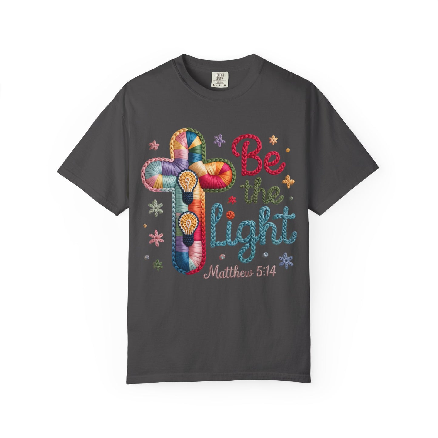 Be the Light T-Shirt — Matthew 5:14 Christian Cross Tee