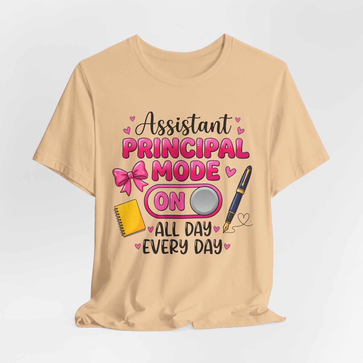 Assistant Principal Mode On T-Shirt — All Day Every Day