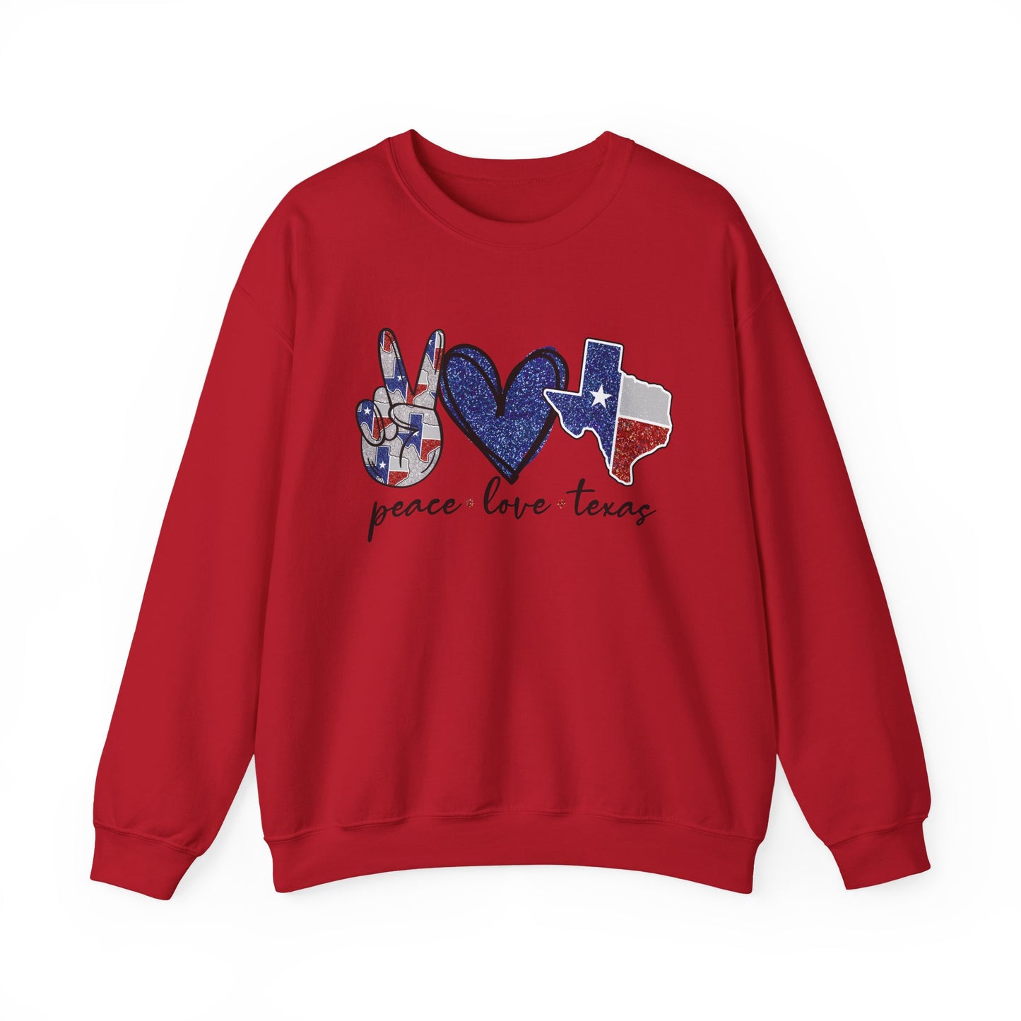Peace Love Texas Sweatshirt Crewneck