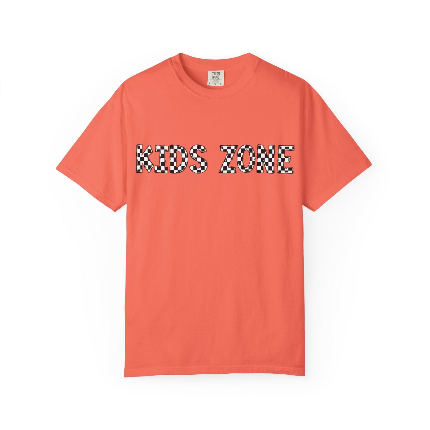 Kids Zone Daycare T-Shirt - Checkered Print