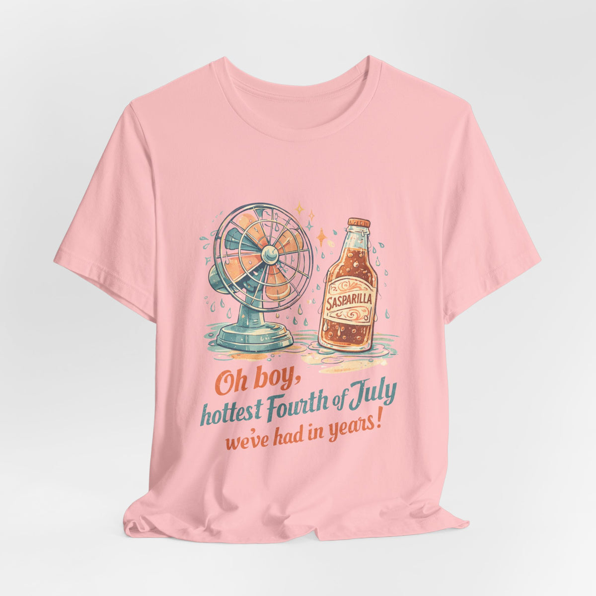 Progress Retro Tee — “Oh boy, hottest Fourth of July we’ve had in years!”