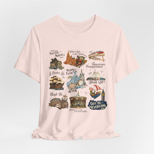Theme Park Rides T-Shirt — Vintage Attraction Tee