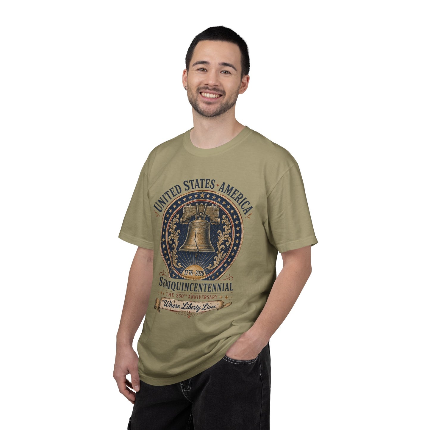 Semiquincentennial Liberty Bell T-Shirt — 250th USA Anniversary Tee