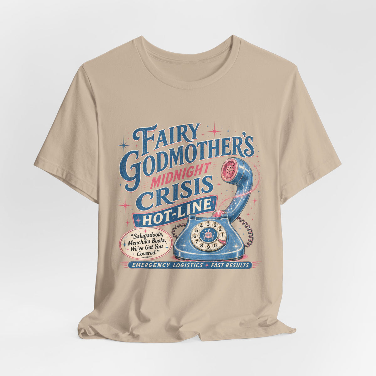 Fairy Godmother’s Midnight Crisis Hotline Tee