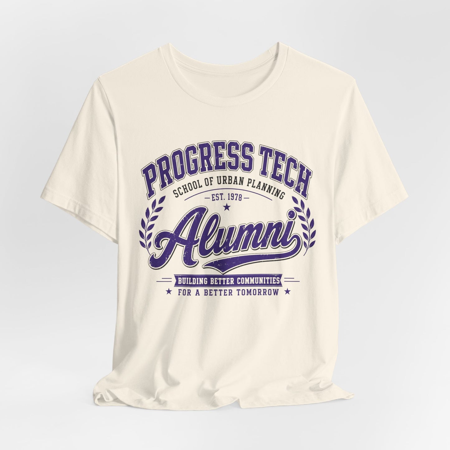 Progress Tech Alumni Tee — School of Urban Planning Vintage College T-Shirt
