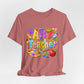 Colorful Palette & Supplies Art Teacher Tee