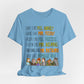 Teacher Like.... Colorful Famous Mentor Character Tee