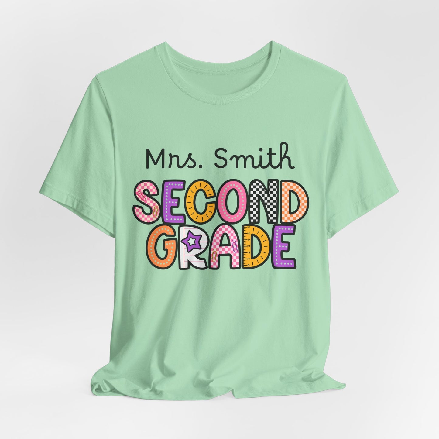 Personalized Second Grade Teacher T-Shirt