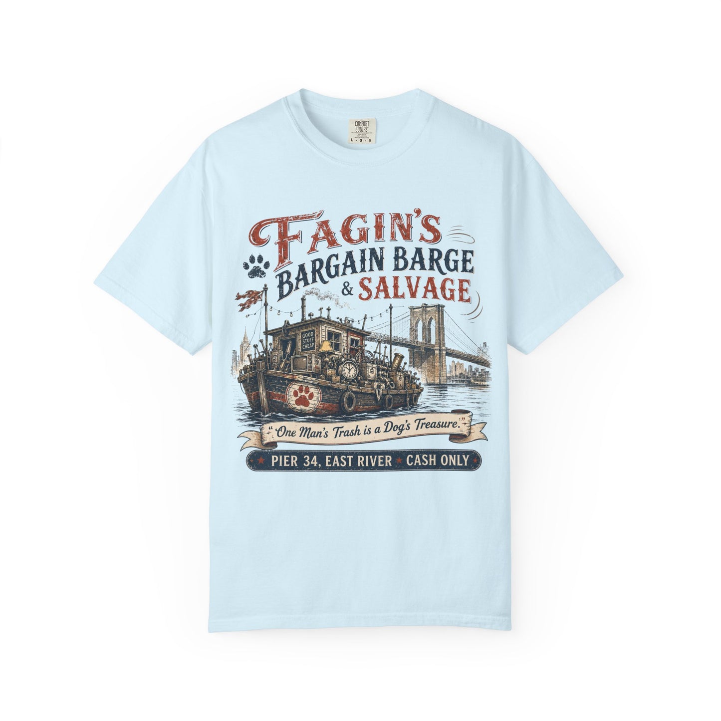 Fagin's Bargain Barge & Salvage Graphic T-Shirt