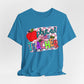 Colorful Faux Glitter Tee - PE Teacher