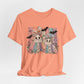 Quilted Cute Ghost Sisters Halloween T-Shirt
