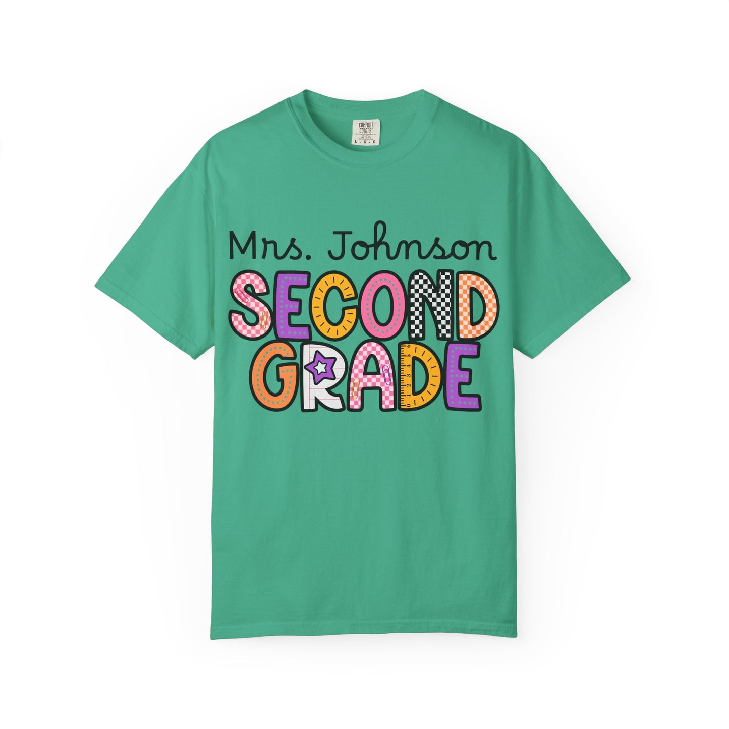 Personalized Second Grade Teacher T-Shirt