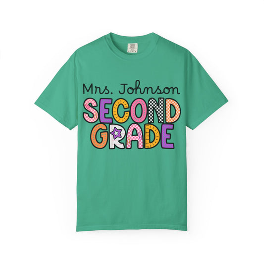 Personalized Second Grade Teacher T-Shirt