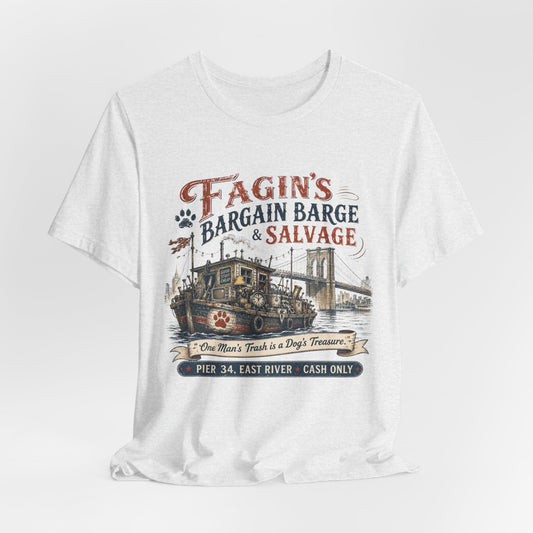 Fagin’s Bargain Barge Tee — Vintage Salvage Pier 34 East River Graphic Shirt