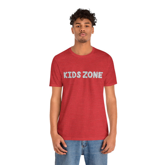 Kids Zone Daycare T-Shirt — School Doodles Lettering